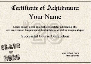 Graduation Certificate Templates
